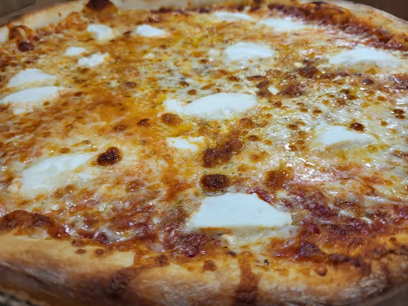 Five cheese Pizza at Labella's Pizzeria