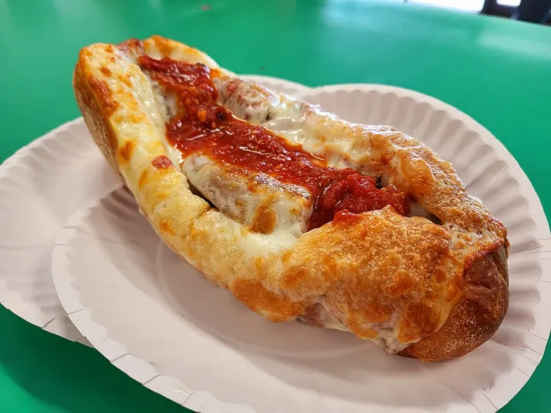 Meatball Parmigiana Sandwich at Labella's Pizzeria